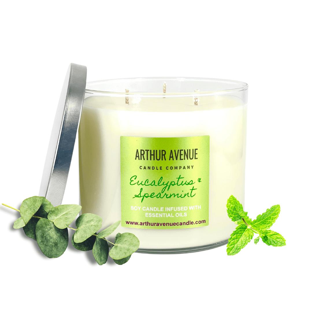 Stress Relief Eucalyptus Spearmint Bath & Body Works Candle Wax