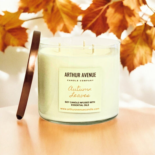 Autumn Leaves 3-Wick