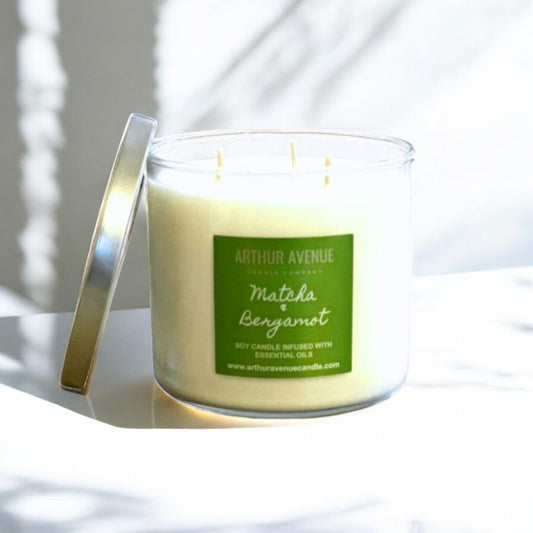 matcha scented candle, matcha candle