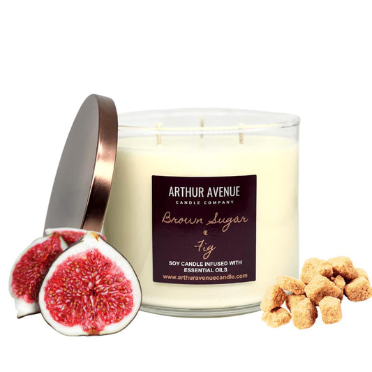 Brown Sugar & Fig 3-Wick