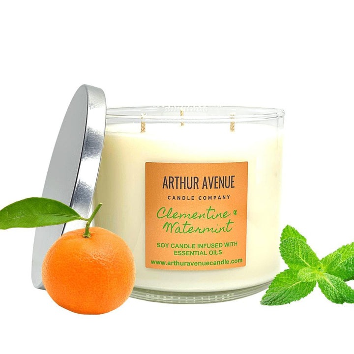 Clementine & Watermint 3-Wick