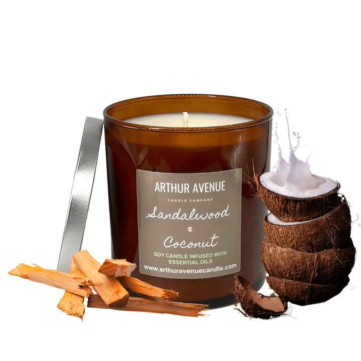 Sandalwood & Coconut Single Wick