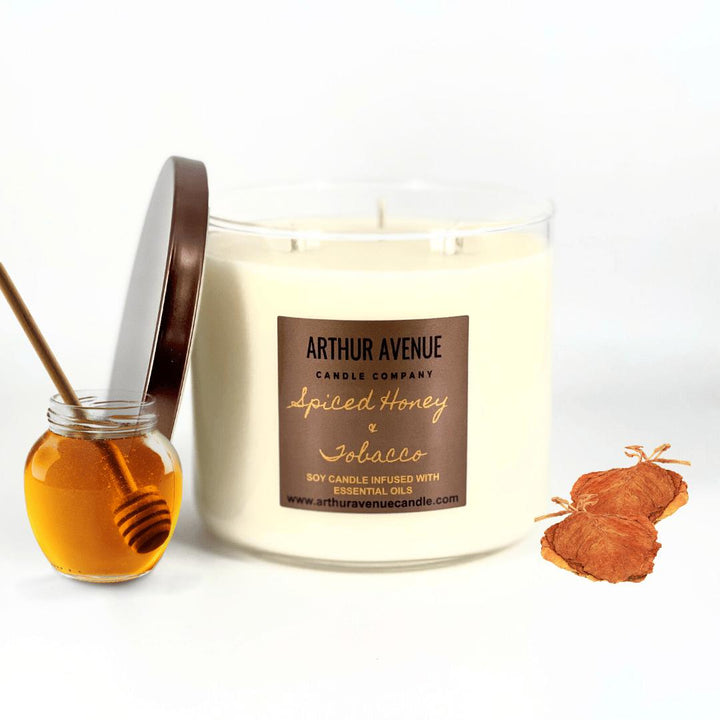 Spiced Honey & Tobacco Soy 3-Wick