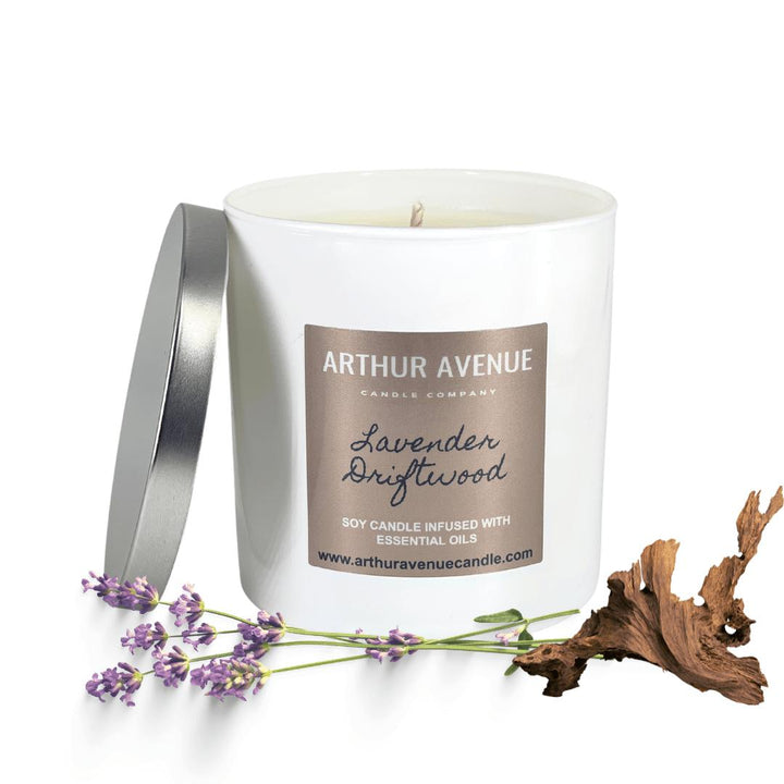 Lavender Driftwood Single Wick